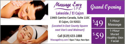 Local Massage Envy Coupon Example