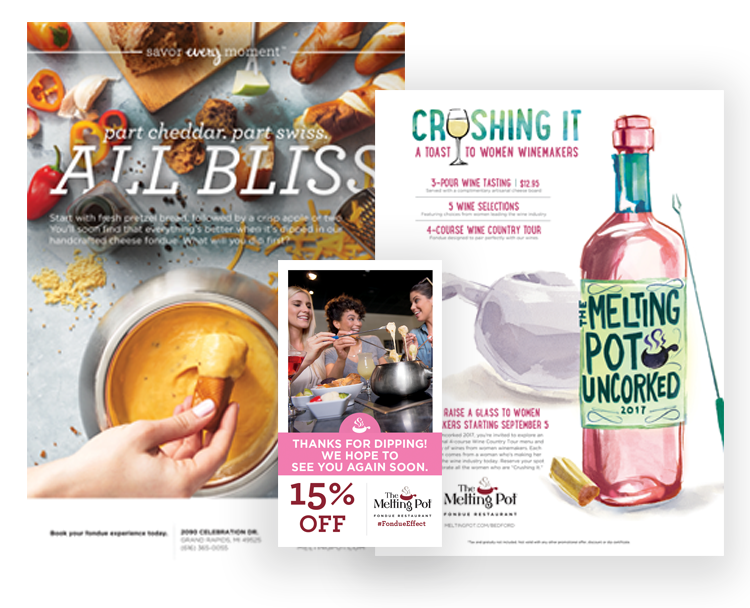 Melting Pot Print Collateral