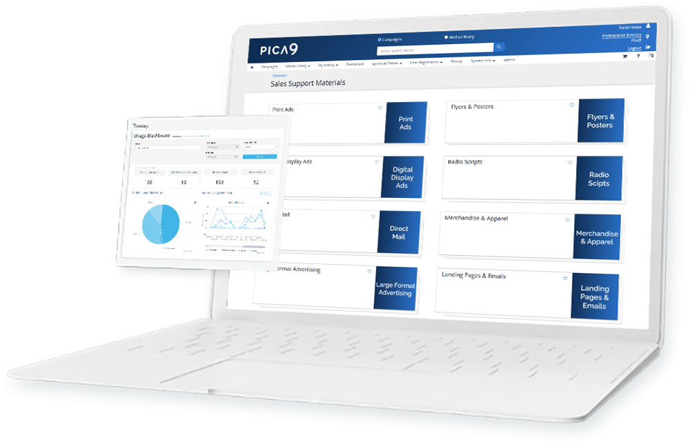 pica9 brand to local marketing platform
